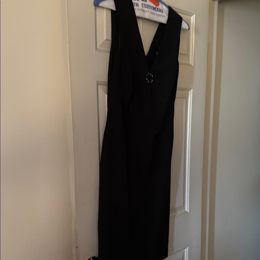 Elegant Black Sleeveless Dress